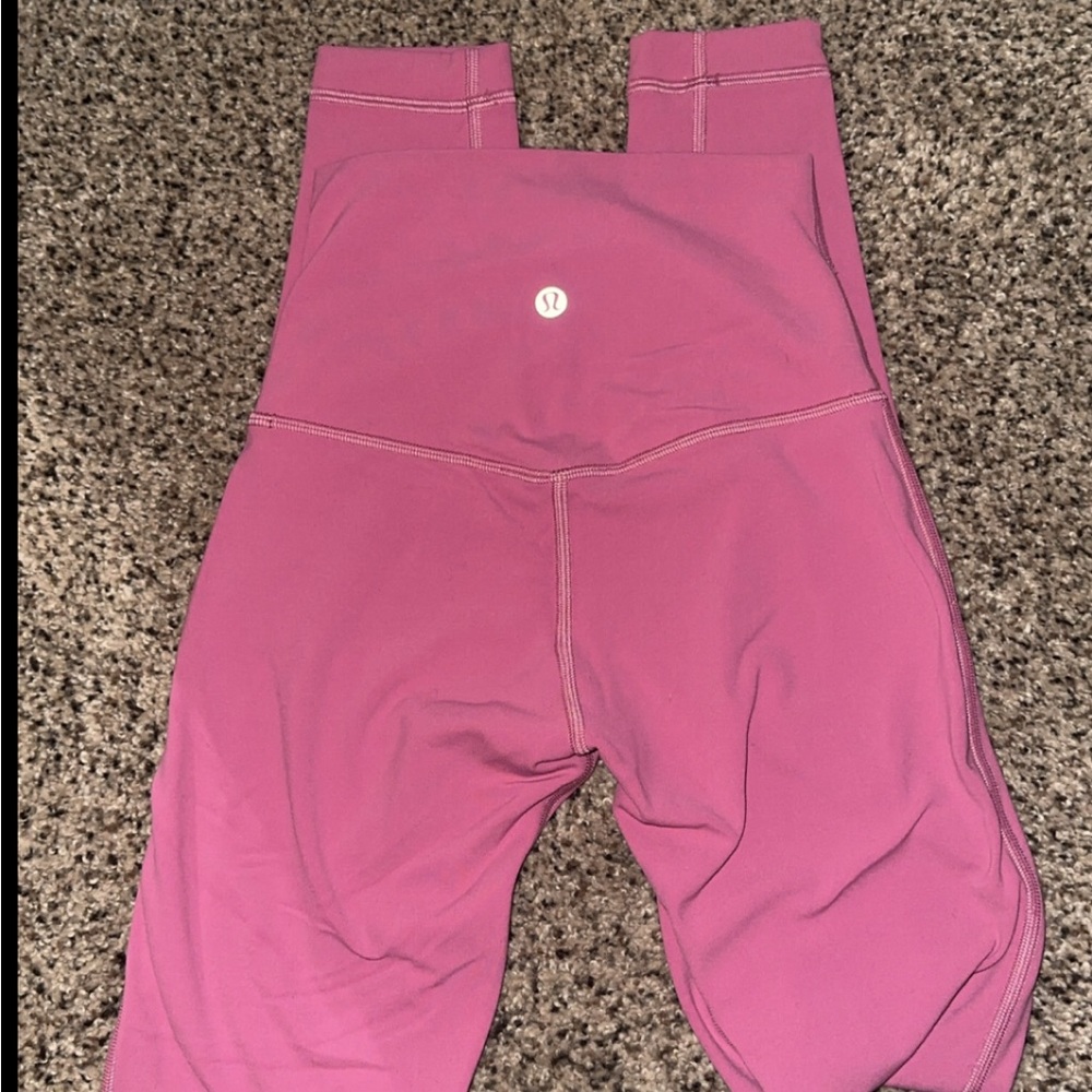 lululemon athletica Girls' Magenta/Pink Performance Leggings